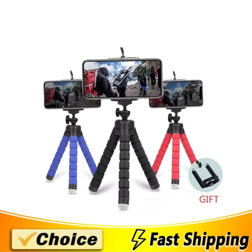 Mobile Phone Holder Flexible Adjustable Cellphone Holder Support Telephone Desktop Mount Bracket Smartphone Stand Tripod