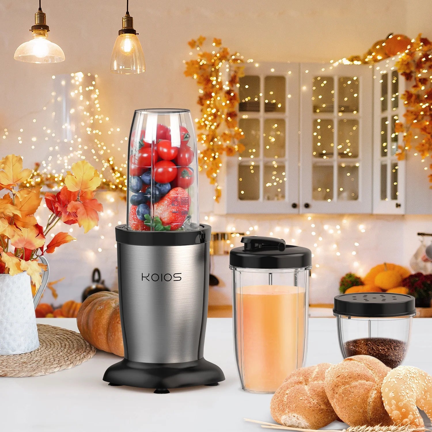 850W Portable Personal Blender Blender 11 Pieces Smoothie Blender BPA Free Black 500Ml New